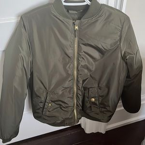 Green Bomber Jacket